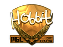 Sticker | Hobbit (Gold) | Krakow 2017