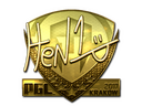 Sticker | HEN1 (Gold) | Krakow 2017