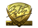 Sticker | boltz (Gold) | Krakow 2017