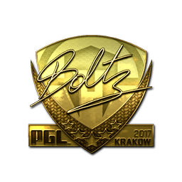 Sticker | boltz (Gold) | Krakow 2017