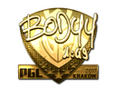 Sticker | bodyy (Gold) | Krakow 2017