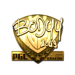 Sticker | bodyy (Gold) | Krakow 2017