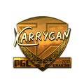 Sticker | karrigan (Gold) | Krakow 2017