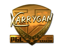 Sticker | karrigan (Gold) | Krakow 2017