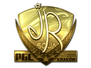 Sticker | jR (Gold) | Krakow 2017