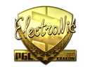 Sticker | electronic (Gold) | Krakow 2017