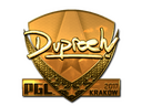 Sticker | dupreeh (Gold) | Krakow 2017
