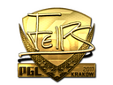 Sticker | felps (Gold) | Krakow 2017
