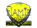 Sticker | flamie (Foil) | Krakow 2017