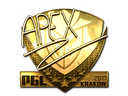 Sticker | apEX (Gold) | Krakow 2017