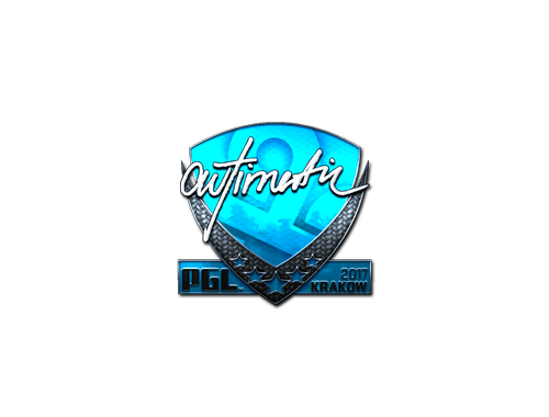 Наклейка | autimatic (металлическая) | Краков-2017