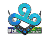 Наклейка | Cloud9 (голографическая) | Краков-2017