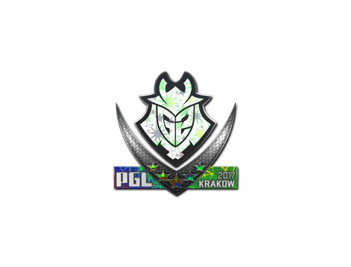 Наклейка | G2 Esports (голографическая) | Краков-2017