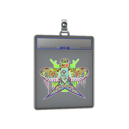 Sticker Slab | Green Swallow