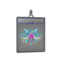 Sticker Slab | Blue Swallow