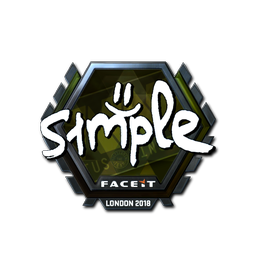 s1mple (металлическая) | Лондон-2018