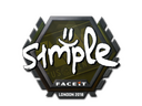 Sticker | s1mple | London 2018