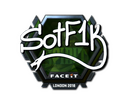 Sticker | S0tF1k (Foil) | London 2018