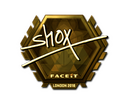 Sticker | shox (Gold) | London 2018