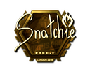 Sticker | snatchie (Gold) | London 2018
