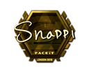 Sticker | Snappi (Gold) | London 2018