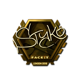 STYKO (золотая) | Лондон-2018
