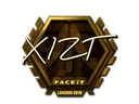 Sticker | Xizt (Gold) | London 2018