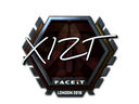Sticker | Xizt (Foil) | London 2018