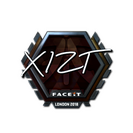 Sticker | Xizt (Foil) | London 2018