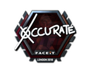 Sticker | xccurate (Foil) | London 2018