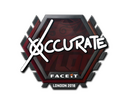 Sticker | xccurate | London 2018