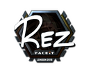 Sticker | REZ (Foil) | London 2018