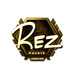 Sticker | REZ (Gold) | London 2018