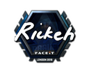 Sticker | Rickeh (Foil) | London 2018