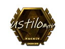 Sticker | USTILO (Gold) | London 2018