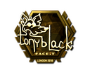 Sticker | tonyblack (Gold) | London 2018