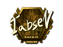 Sticker | tabseN (Gold) | London 2018