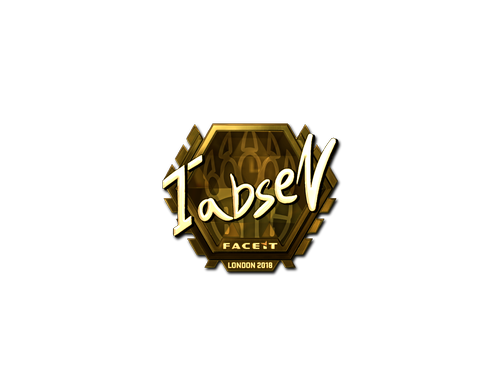 Autocolante | tabseN (Gold) | Londres 2018