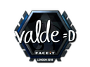 Sticker | v4lde (Foil) | London 2018