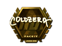 Sticker | coldzera (Gold) | London 2018