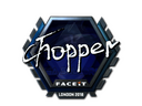 Sticker | chopper (Foil) | London 2018