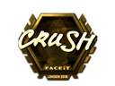 Sticker | crush (Gold) | London 2018