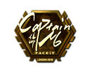 Sticker | captainMo (Gold) | London 2018