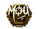 Sticker | mou (Gold) | London 2018
