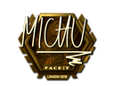 Sticker | MICHU (Gold) | London 2018