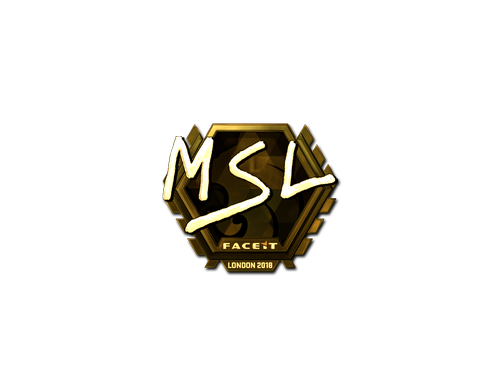 Наклейка | MSL (золотая) | Лондон-2018