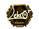 Sticker | Lekr0 (Gold) | London 2018