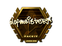 Sticker | olofmeister (Gold) | London 2018