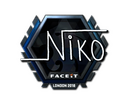 Sticker | niko (Foil) | London 2018
