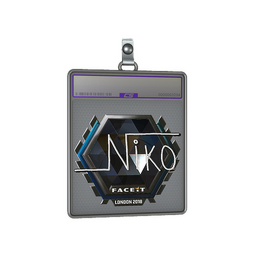 Sticker Slab | niko (Foil)  | London 2018